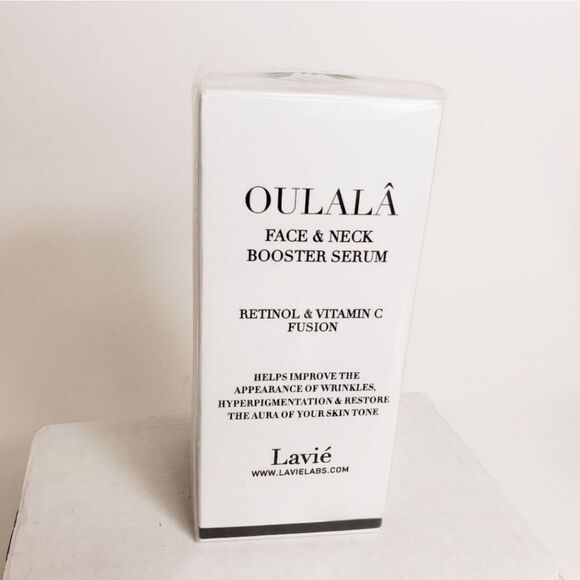 Lavie Labs Retinol Vitamin C Oulala Face and Neck Booster Serum 0.33fl oz 10mL - Picture 2 of 7